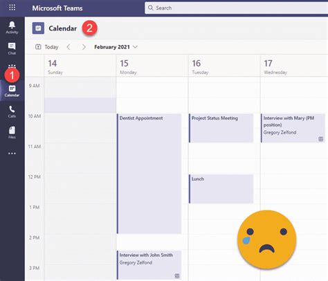 channel calendar in teams